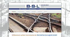 Desktop Screenshot of betrieb-service-logistik.de