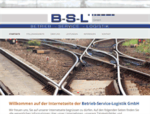 Tablet Screenshot of betrieb-service-logistik.de